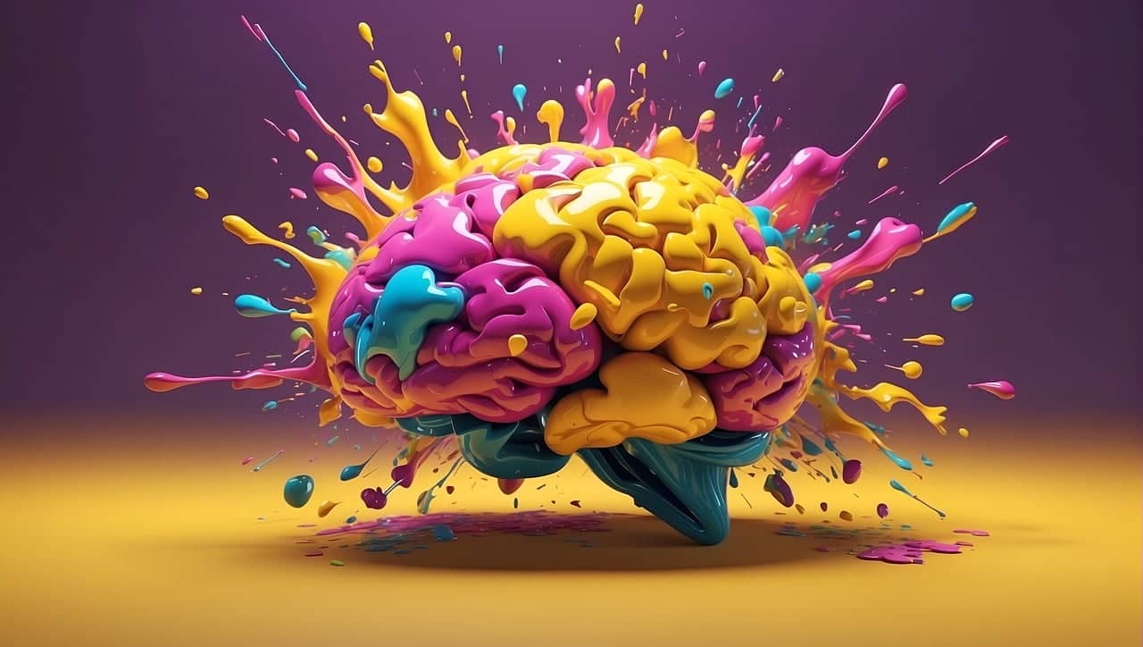 Colourful Brain Illustration